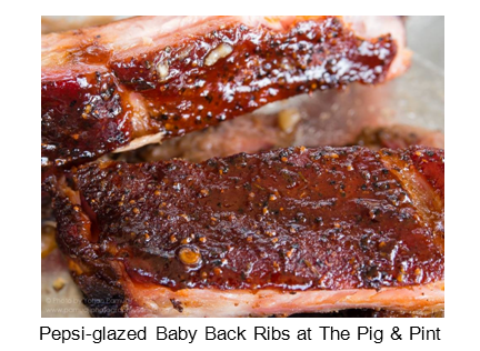 Pig & Pint Pepsi-glazed Baby Back Ribs Plate_Jackson, MS